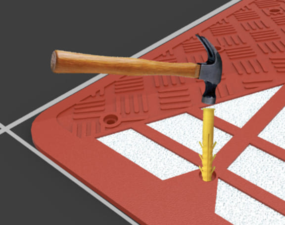 Pose coussin berlinois étape 5